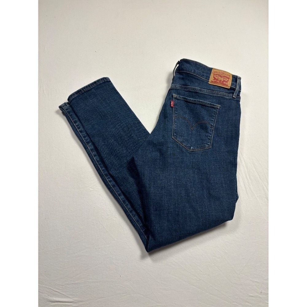 Levis 311 Shaping Skinny Womens Blue Jeans Size 32 Stretch Denim Mid Rise